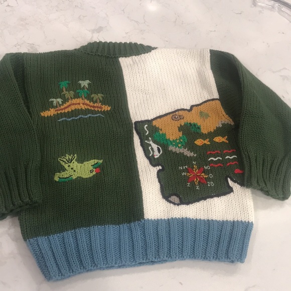 Handmade Knitwear NEW Gougane Toddler sz 2 Cotton Sweater - Picture 9 of 10